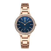 Relógio Feminino Rosé Gold Solstice Blue